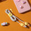 (Pink White) 1 Pair Silicone Candy Non-Slip Universal Charger Cable Protector Data Wire End Cover 3