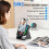 (White) 5-in-1 Multifunctional Wireless Speaker Ambient Light Sensor Folding Phone Stand Charger 2