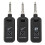 (Black, 1 To 2) 2,4 GHz oppladbar trådløs gitarsystem sender/mottaker 1 til 1 3