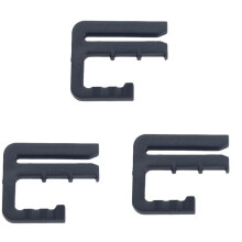 Simple Metal Waist Cinching Buckle 3PCS Adjustable Waist-Black