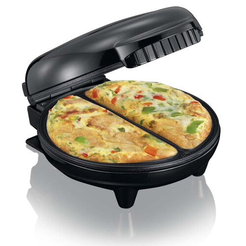 Omelet Maker 750W, Non-Stick, Dual Cooking, Black 2