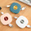 (Blue) Small Retractable Cable Reel Data and Charging Cable Organizer for Various Cords Blue 2