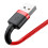 (Red, Red) BASEUS Cafule Series 2m datasynkroniseringsladekabel for iPhone X 8 8 Plus 5