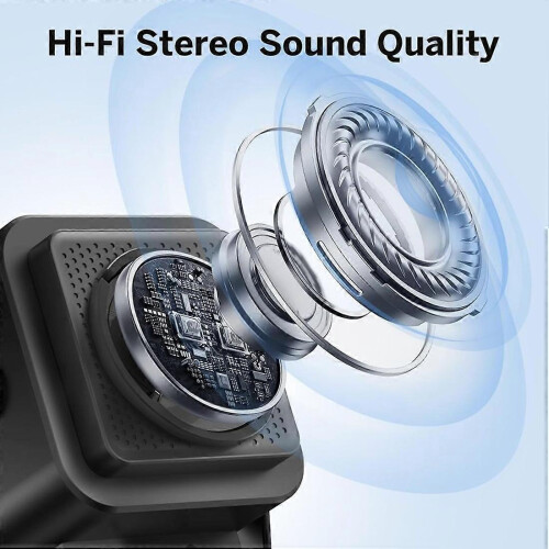 (Black) 5-in-1 Multifunctional Wireless Speaker Ambient Light Sensor Folding Phone Stand Charger 2