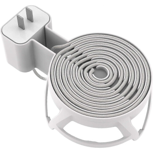 (White, European Standard) Support mural pour HomePod Mini avec gestion des câbles 2