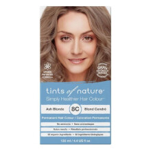 Tints of Nature Ash Blonde Permanent Ammonia Free Hair Dye 8C