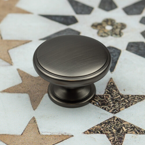 (38mm Knob) Dark Grey Cup Handle & Coordinating Knobs 2