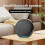 (White) 25-26 Home Mini RGB Bluetooth Speaker Subwoofer Echo Dot 5th Outdoor Wireless 2