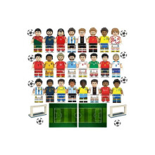 (Style D) (Style B) World Cup football stars Figures building block minifigures Kids Gifts Toys UK