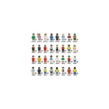 32PCS Football Team Minifigure Building Block Toy