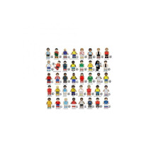 40PCS  Football Team Minifigure Building Block Toy