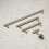 (29mm Knob) Antique Brass Reeded T-Bar Cabinet Handles & Knobs 10