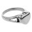 2x Mindeurne med finger, kærlighedshjerte og aske 4