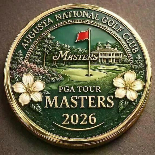 Magnetisk mindemønt og boldmarkør til større golfturnering 2
