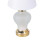Miniature White Table Light Model Doll House Accessories Role 9