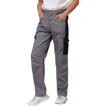 Herren Arbeitshose Werkstatthose Cargo Taktisch Werkzeughose Grau 50 — handwerkerhose knieschoner, montagehose herren