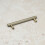 (128mm Handle) Antique Brass Reeded T-Bar Cabinet Handles & Knobs 4