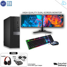 Dell Optiplex SFF Business Desktop Computer, Core i7, 16 GB RAM, 500 GB HDD. - Refurbished