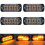 12 LED εξαιρετικά λεπτό φως πλευρικής σήμανσης φορτηγού 12-24V κίτρινο 3