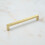 (160mm Handle) Satin Brass Gold Kitchen Square Block D-Bar Handles 3