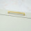 (160mm Handle) Satin Brass Gold Kitchen Square Block D-Bar Handles 7