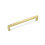 (160mm Handle) Satin Brass Gold Kitchen Square Block D-Bar Handles 1