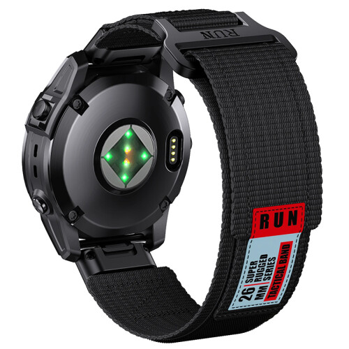 Garmin Fenix 8 Nylon-Gurtband Black 22 mm