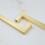 (320mm Handle) Satin Brass Gold Kitchen Square Block D-Bar Handles 13