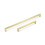 (320mm Handle) Satin Brass Gold Kitchen Square Block D-Bar Handles 16