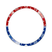 Stilvolle Lünette für Xiaomi Watch S3/S4 Red+Blue