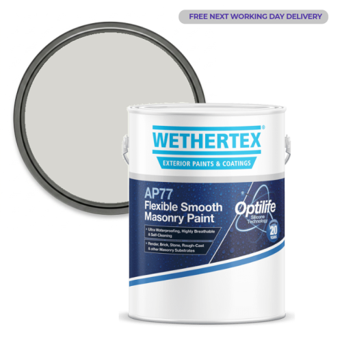 (Moon Stone) Wethertex AP77 Smooth Masonry Paint 5L