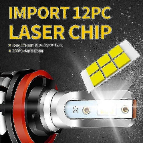 τεμάχια Λαμπτήρες LED Μοτοσικλέτας 9600lm Προβολείς Υψηλής Χαμηλής Δέσμης 2