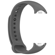 Curea elegantă din TPU pentru Xiaomi Band 8/9 (cap metalic) Grey