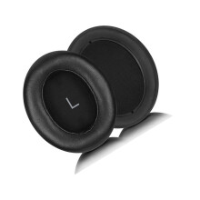 Kompatibel med Sennheiser MOMENTUM 3 Wireless hovedtelefonpuder i lammeskind Black