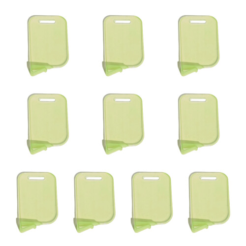 10 stuks Plastic Trading Card Box Baffle Clip Draagbare-Groente