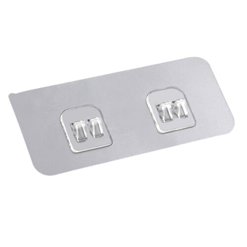 Acrylic Adhesive Hooks Unseamed Installation High-6cm double