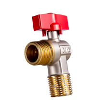 Hoekkleppen met hoog debiet 1/2 inch waterstromen-rood