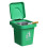 Wall Mounted Ashes Tray Multipurpose Trash Container-Green 1