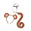 Αυτιά μαϊμούς και μακριά ουρά σετ Lolita κόμμωση για χορό παράστασης Κ 4