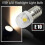 τεμάχια λάμπα LED 12v e10 με βάση, cob 1.5w, αντικατάσταση λάμπας αναβάθμισ 4