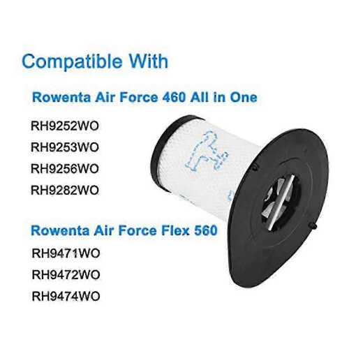 Φίλτρα ηλεκτρικού ρεύματος Rowenta Air Force 460/560, συσκευασία 2 τεμαχίων, πλε 2