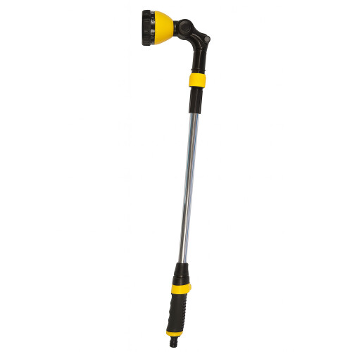 Vivo 9 Function Telescopic Spray Lance Sprinkler Long Reach Spray Gun Tilting Head