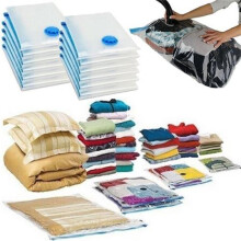 12 X LARGE SPACE SAVING STORAGE VACUUM BAGS CLOTHES BEDDING ORGANISER UNDER BED