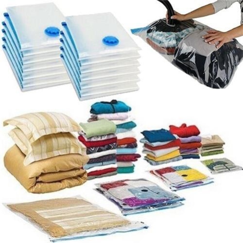 Vivo 12 X LARGE SPACE SAVING STORAGE VACUUM BAGS CLOTHES BEDDING ORGANISER UNDER BED