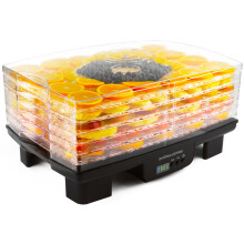 Digital Food Dehydrator Machine UK 6 Tray Meat Fruit Dryer Quiet Andrew James