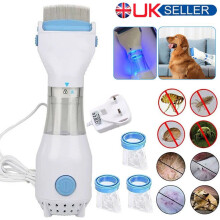 Electric Vacuum Head Nit Anti Lice Comb Brush Pet Dog Flea Filter Remover Tool