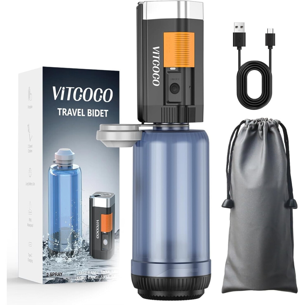 Photos - Battery VITCOCO 400ML Personal Travel Bidet, Portable Bidet, 1100mah Rechargeable Clean