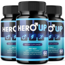 HEROUP Men's Health Endurance Booster Capsules 60 Count Energy Supplement Vitality Support