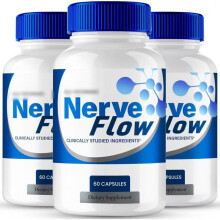 Nerve Flow Nerve Support Supplement Capsules 60 Count - Neuro Health Formula Focus Calm Nervous System Support Daily Wellness