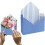 Valentine Envelope Box with Red Flower Wrapping Paper and 1